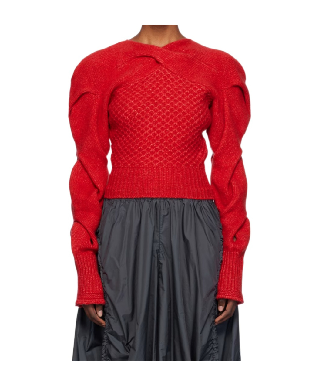 Kiko Kostadinov Red Dendra Sweater In Red