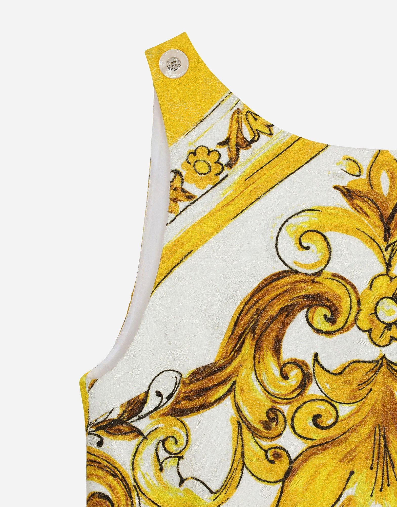 Dolce & Gabbana Majolica-print Silk Minidress In Multicolor