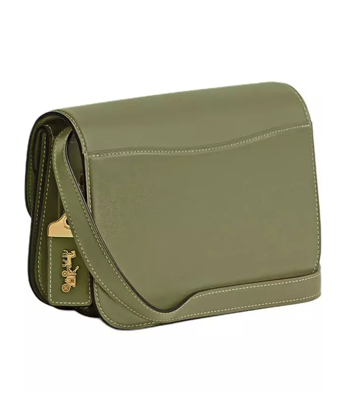 Coach Flip Shoulder Bag In Green