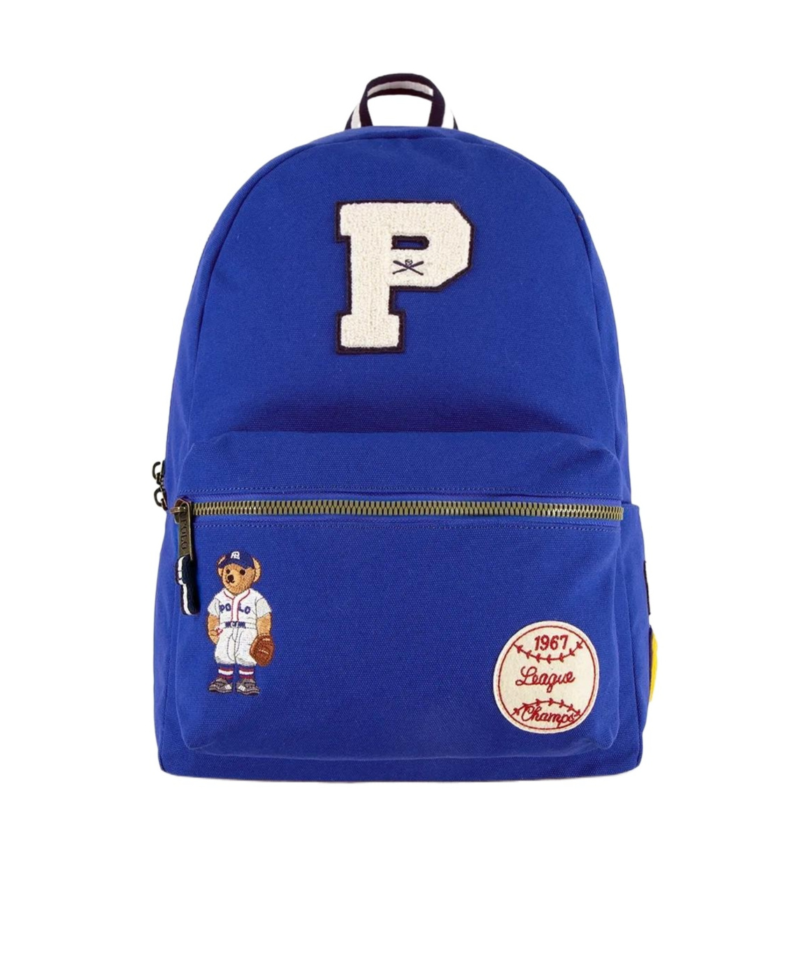 Polo Ralph Lauren Logo Backpack In Blue