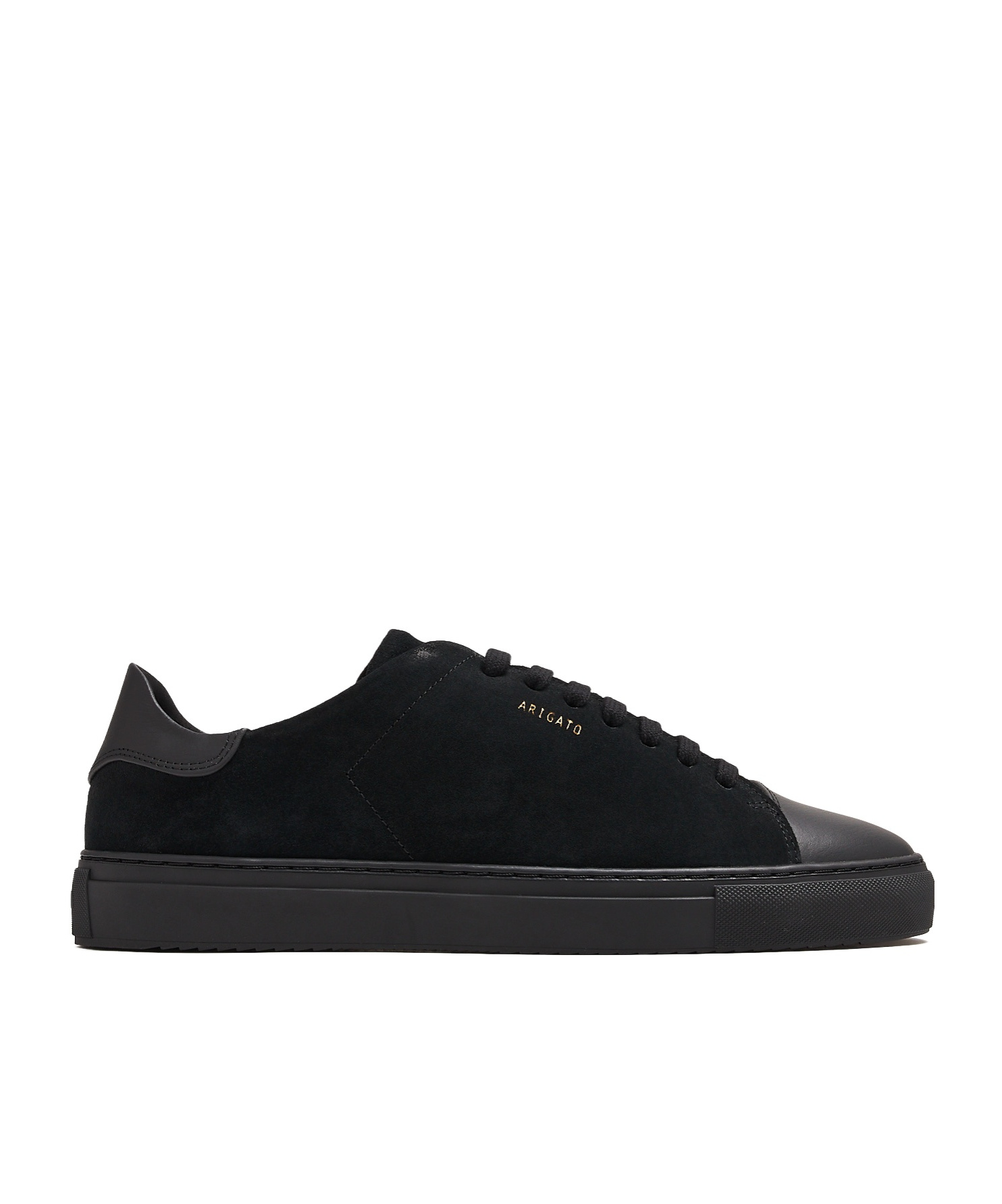 Axel Arigato Platform Suede Low-top Sneakers In Black