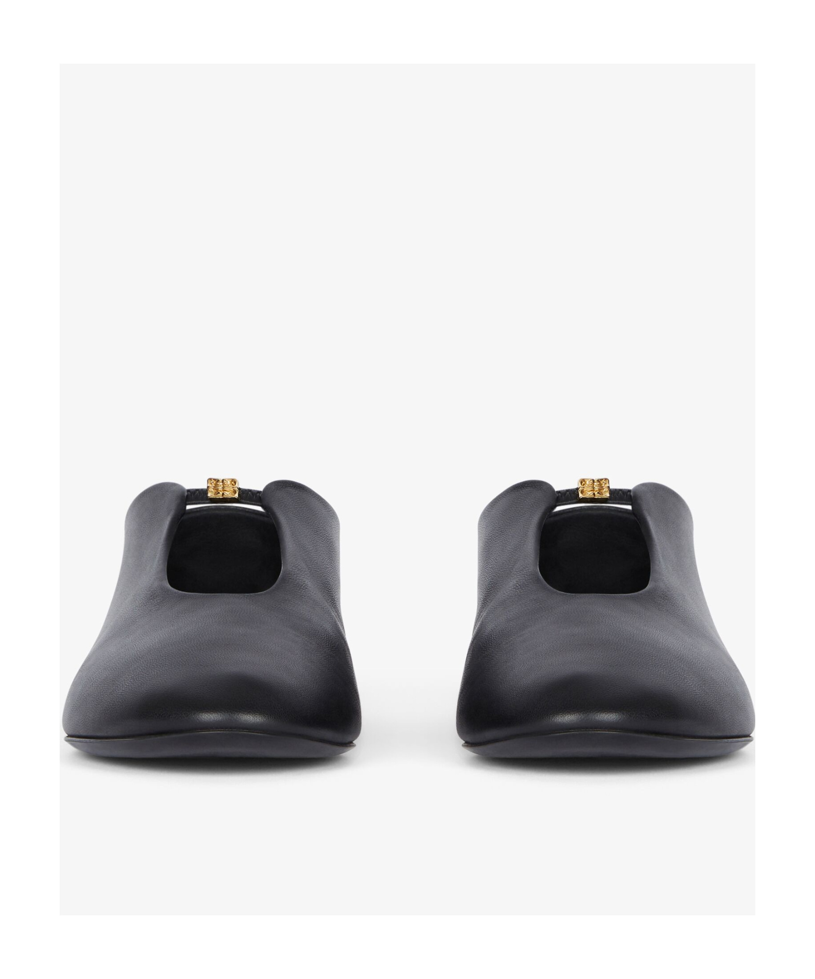 Givenchy 4g Liquid Nappa Leather Ballet Flats In Black