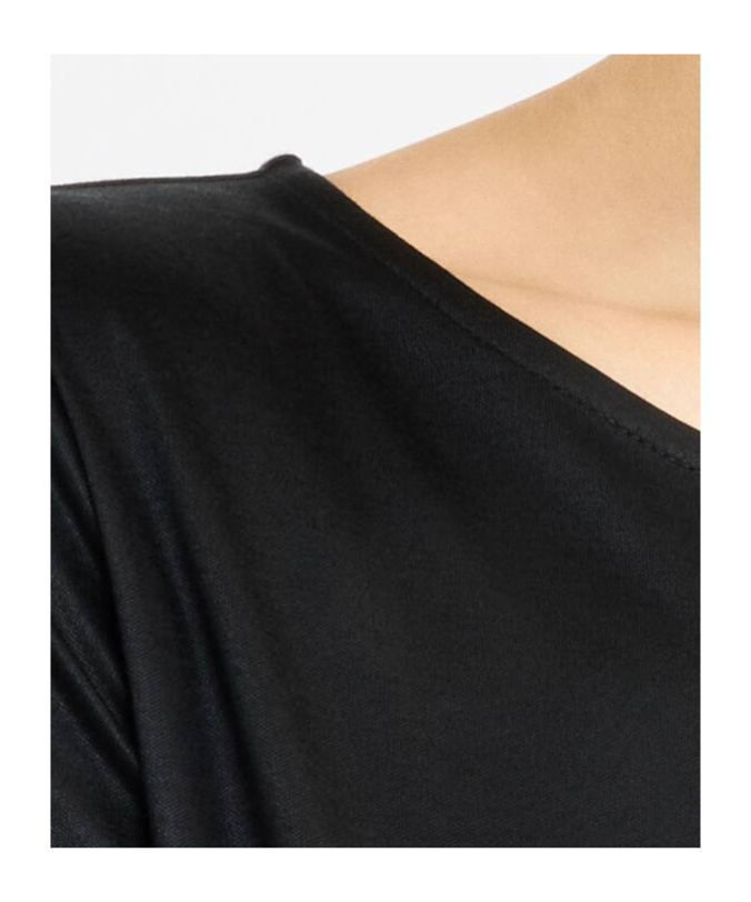 Fay Basic Short Sleeve Round Neck T-shirt In Black