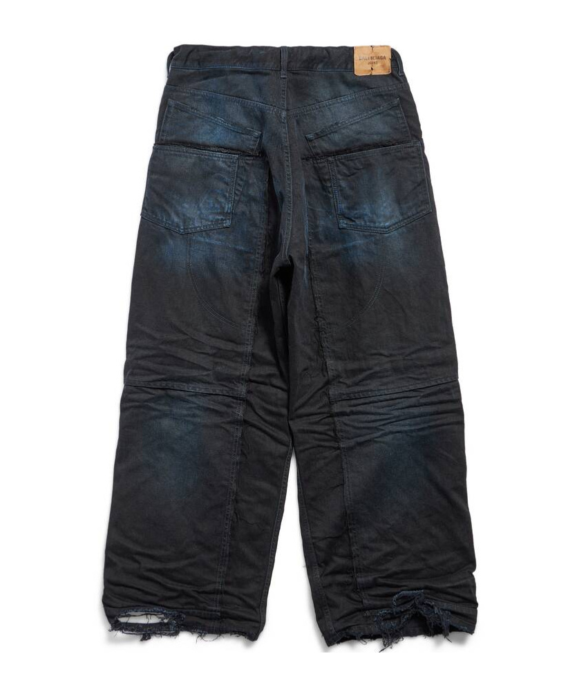 Balenciaga Belt-loop Jeans In Black