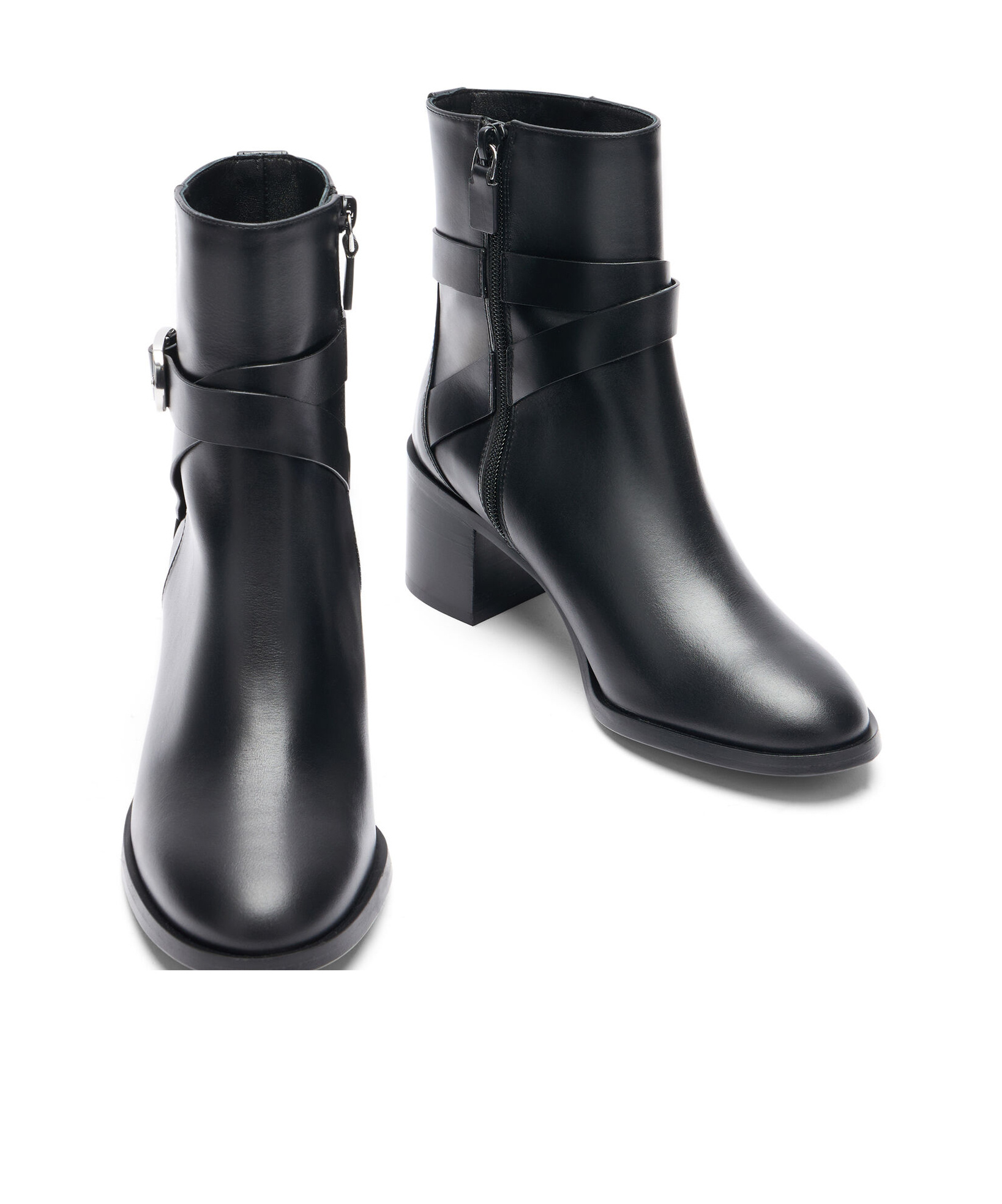 Stuart Weitzman Esme Laced Zipper Ankle Boots In Black