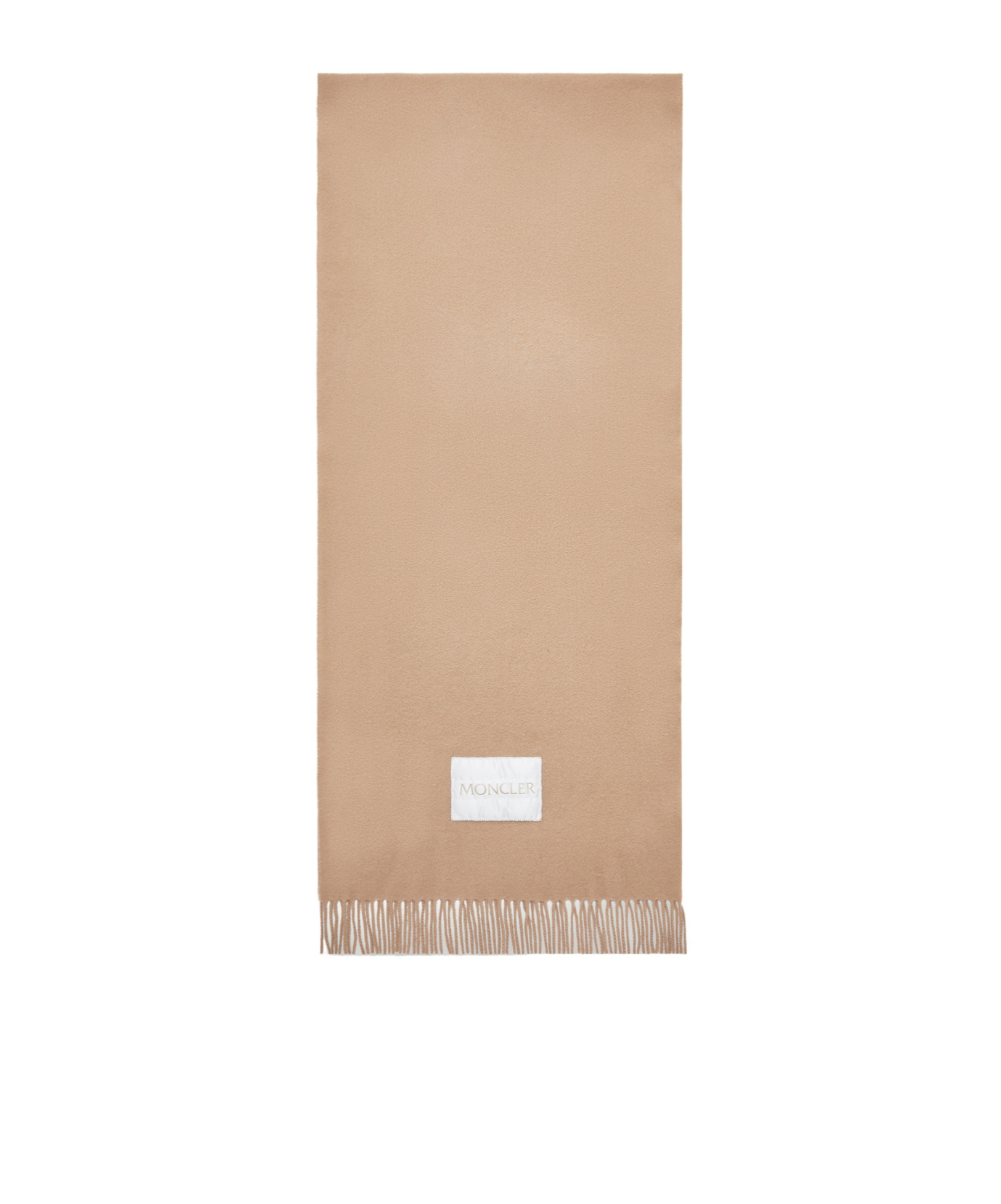 Moncler Wool Felt Scarf In Brown