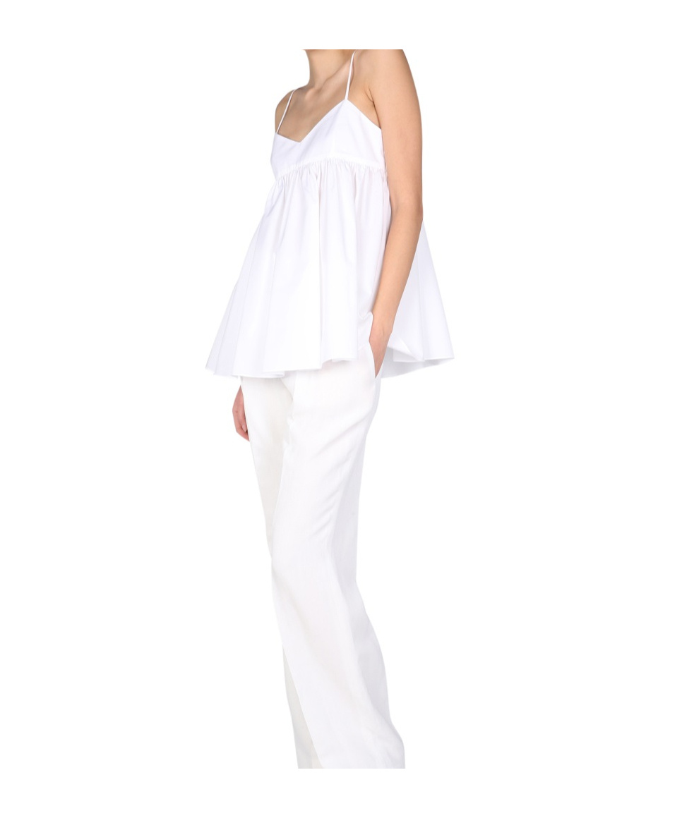 Aspesi Poplin Top In White