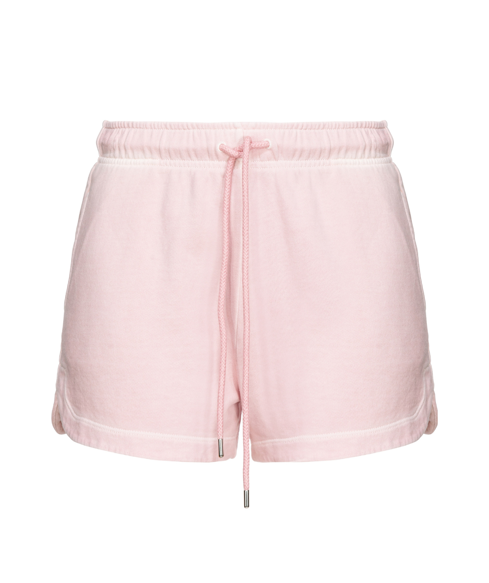Pinko Sweat Shorts With Logo Print In Pink