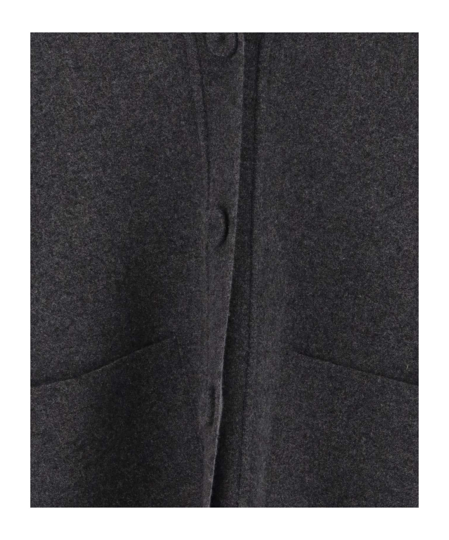 Jil Sander Wool Blend Maxi Cardigan In Black