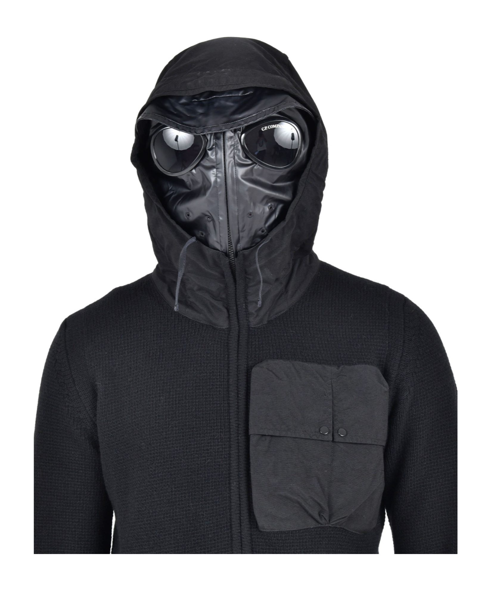 C.p. Company Hoodie In Black