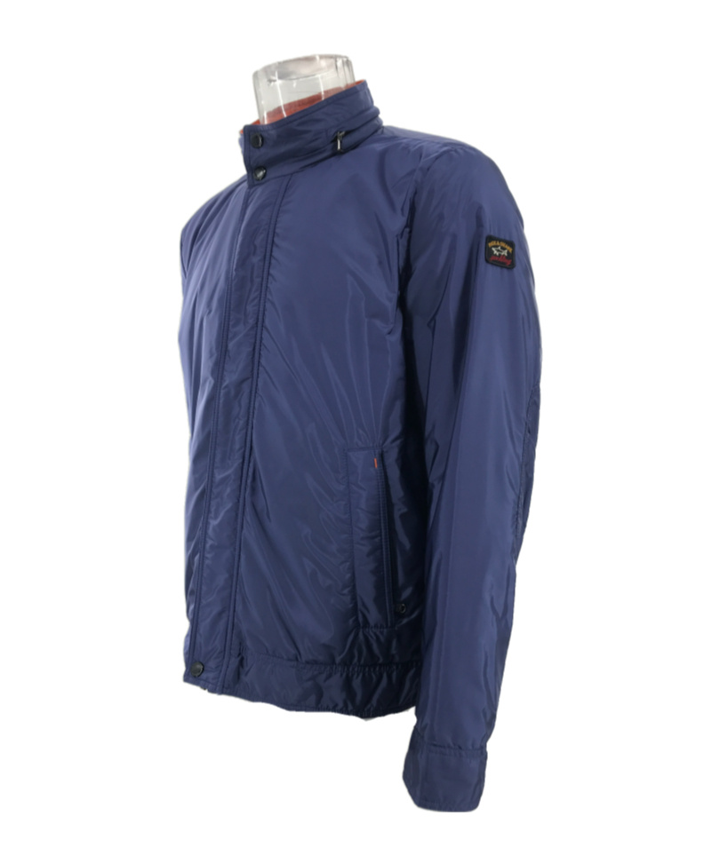 PAUL & SHARK PATCH AND STAND-COLLAR COTTON DRESS