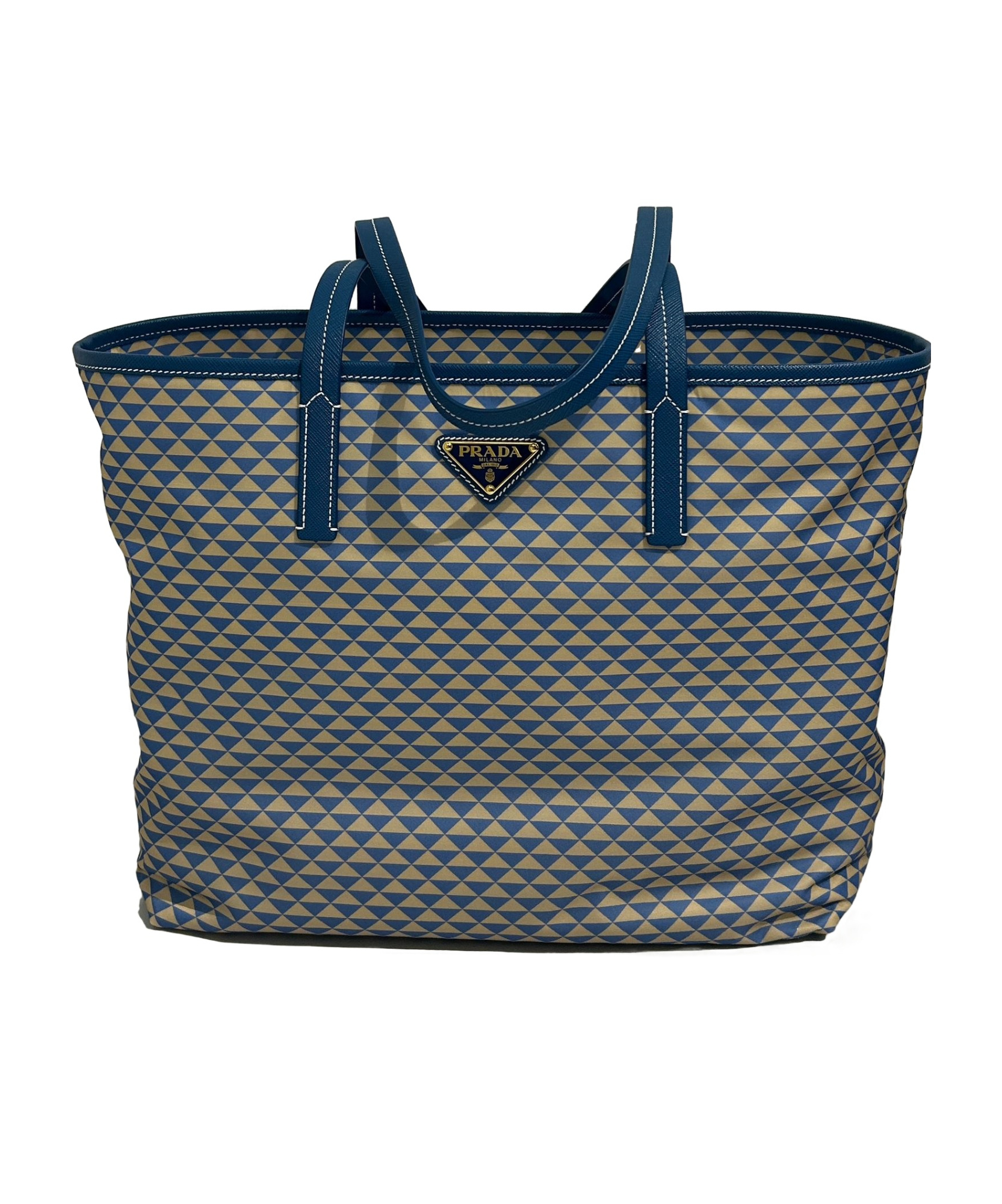 Prada Re-nylon Handbag In Blue