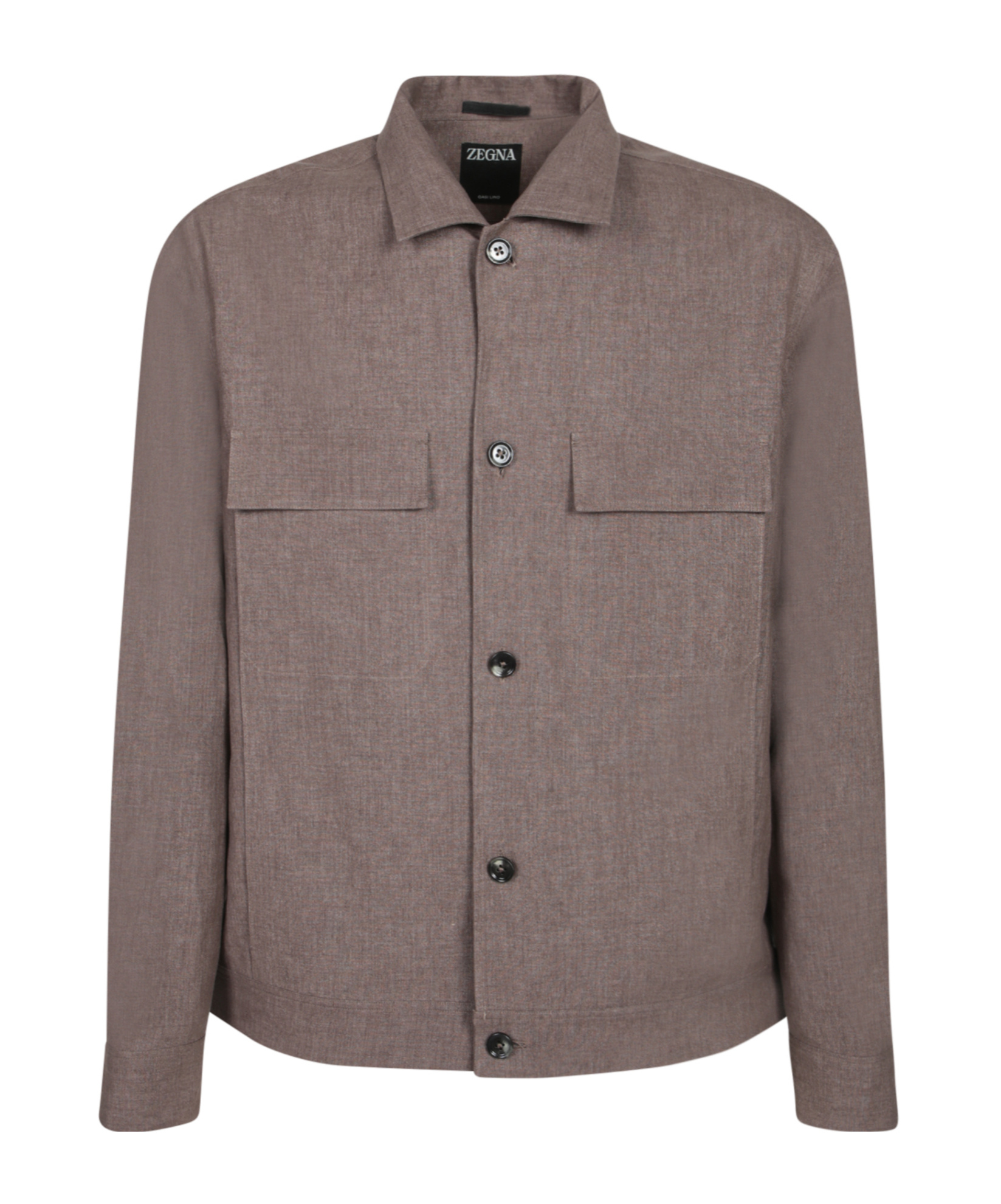 Zegna Grey Wool Casual Jacket