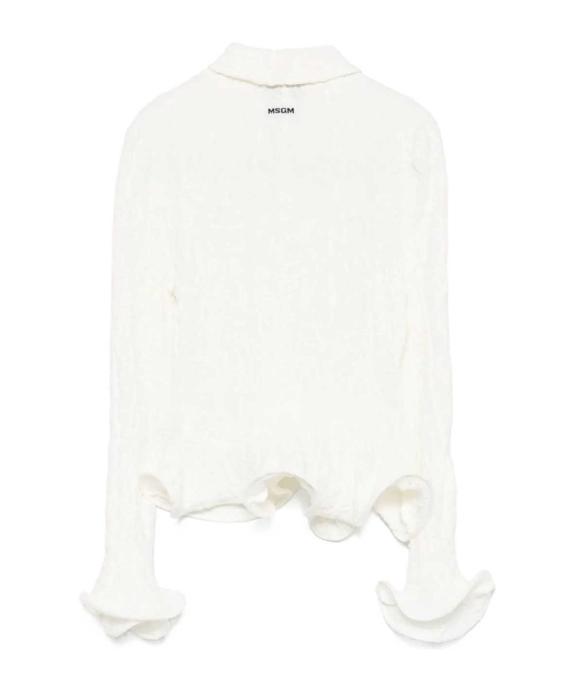 Msgm Textured-finish Shirt