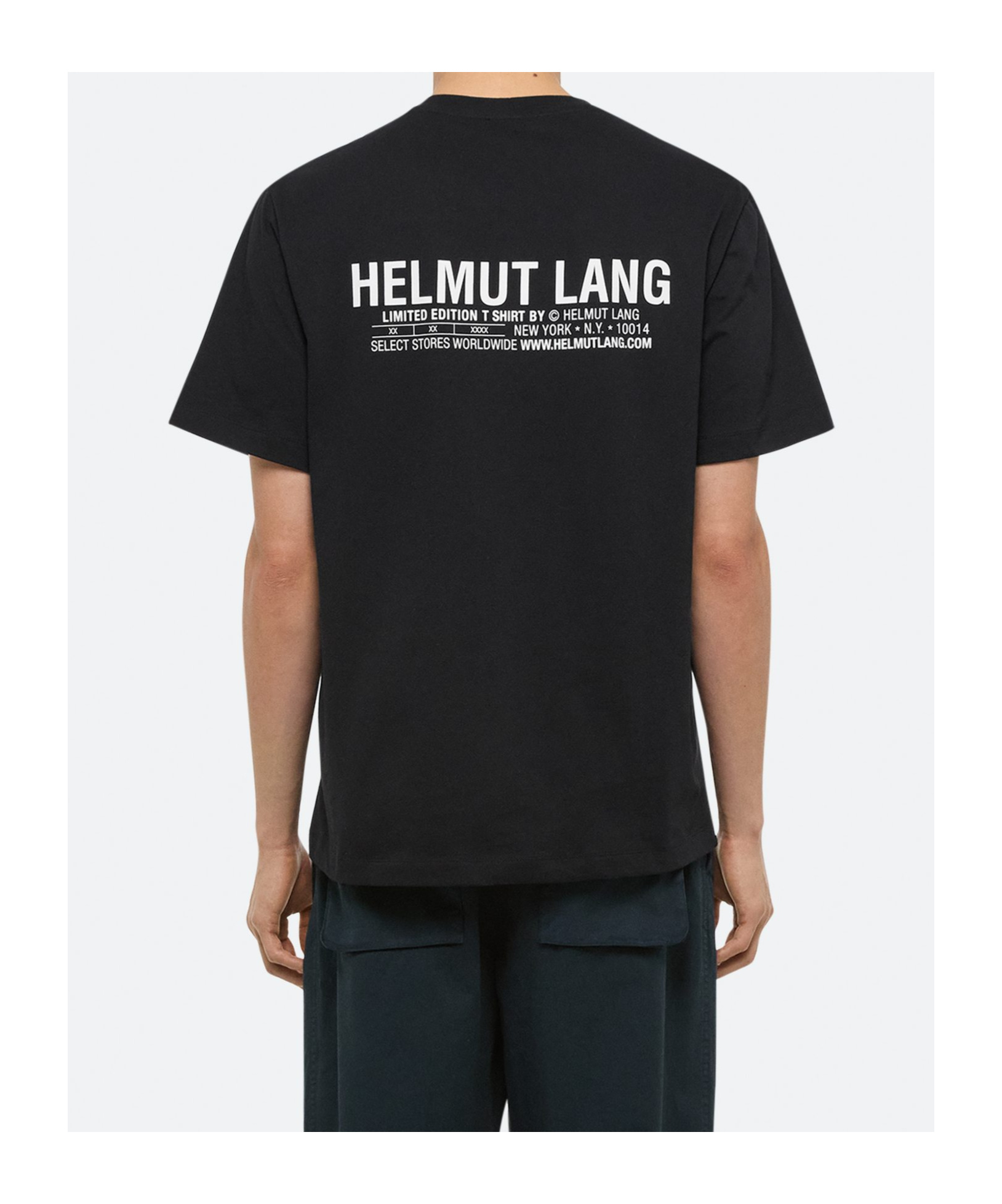 Helmut Lang Capsule Tee In Black