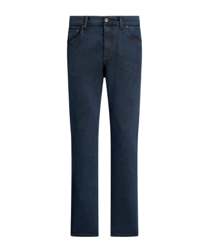 Etro Belt-loop Jeans In Black