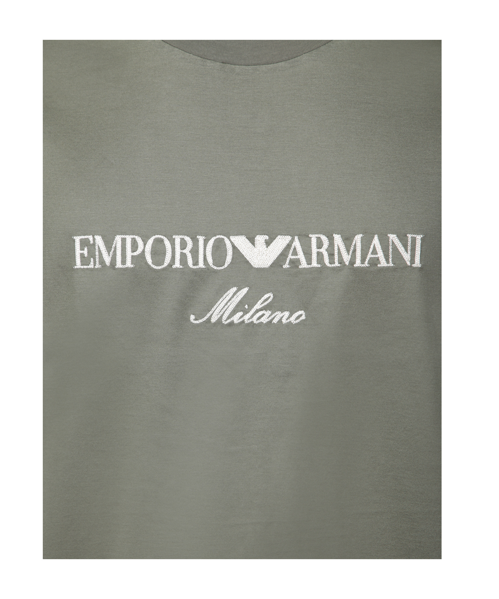 Emporio Armani Short-sleeved T-shirt In Gray