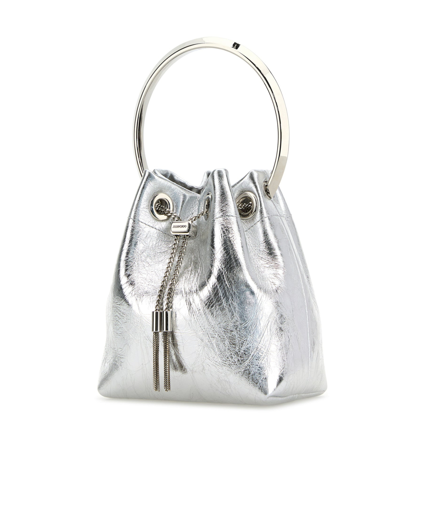 Jimmy Choo Round Handle Leather Handbag