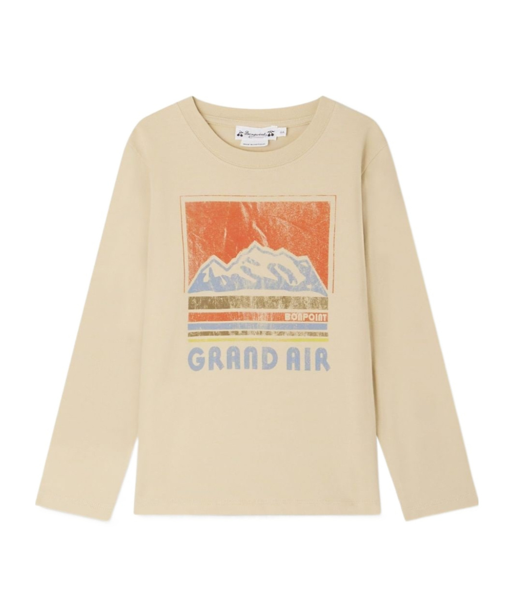 Bonpoint Long-sleeved T-shirt In Nude