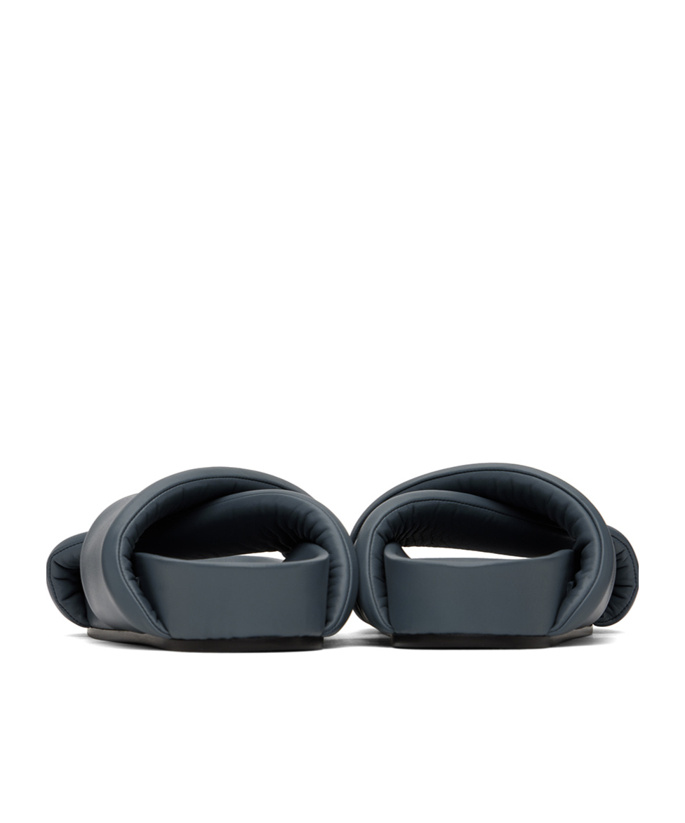 Jil Sander Crossover-strap Leather Sandals In Black