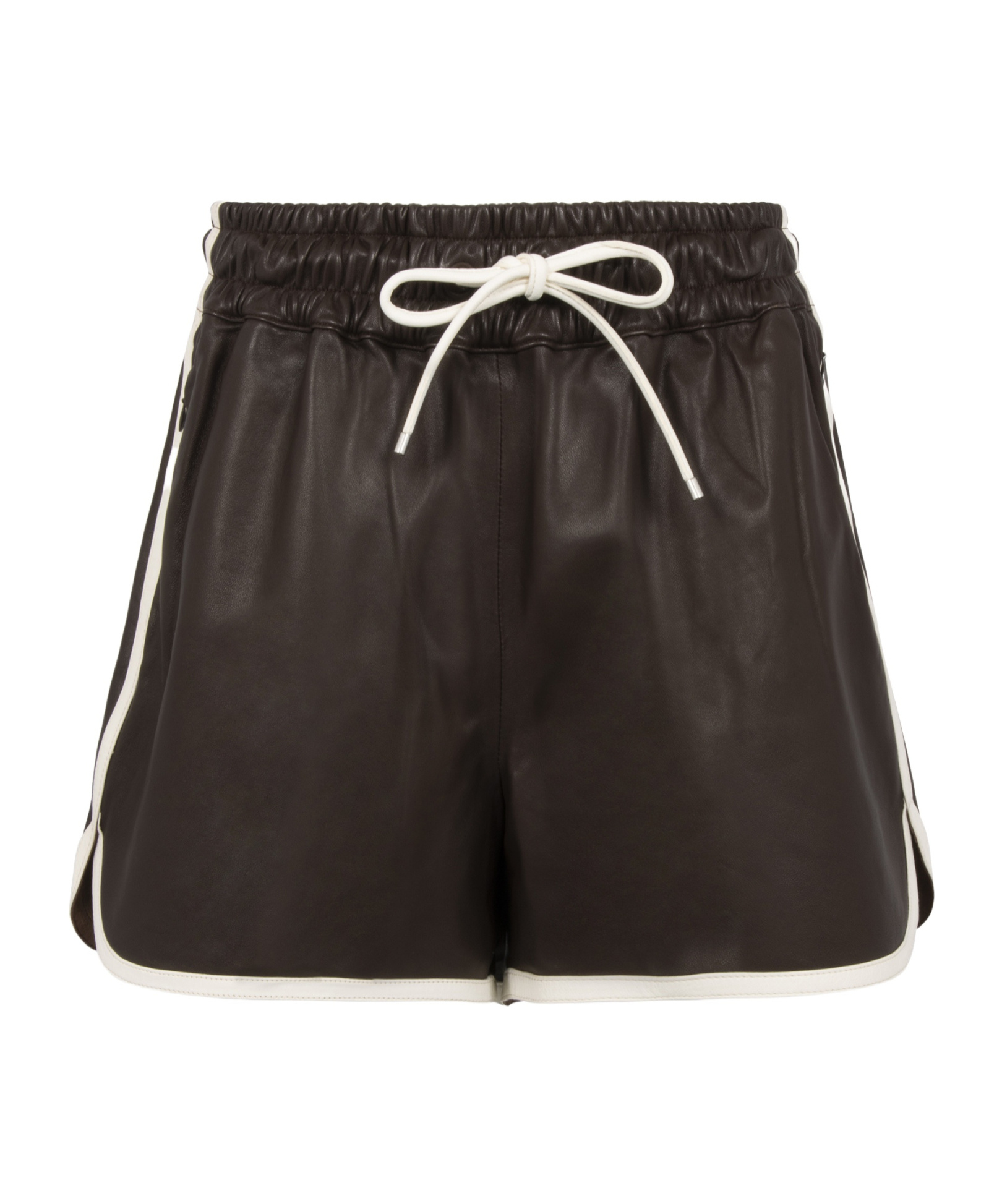 Frame Stripe-detailed Drawstring Shorts In Black