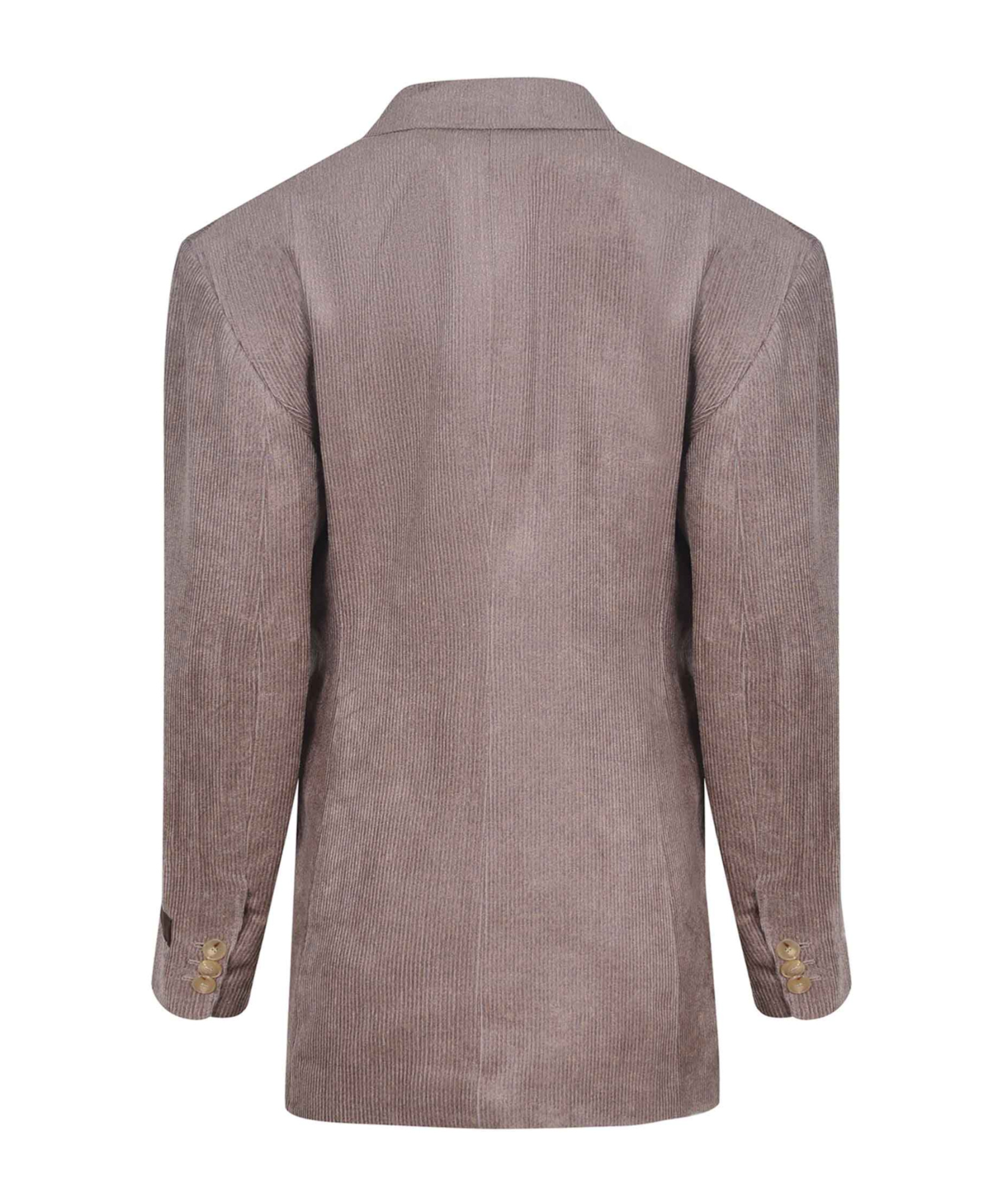 Alysi Lapel Long-sleeved Jacket In Gray