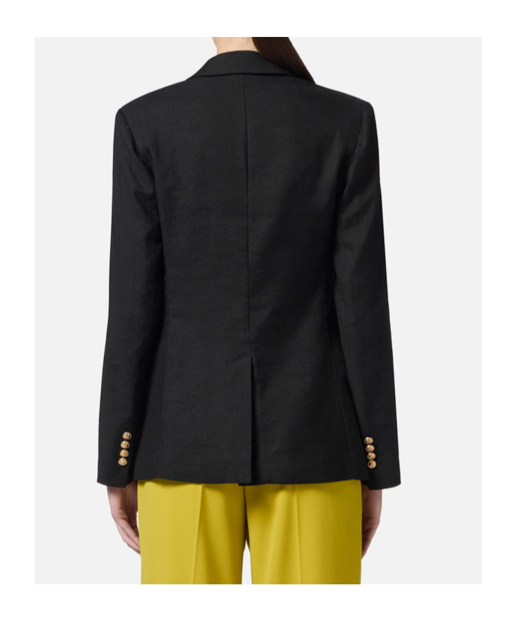 Shop Elisabetta Franchi Single-breasted Blazer In Black