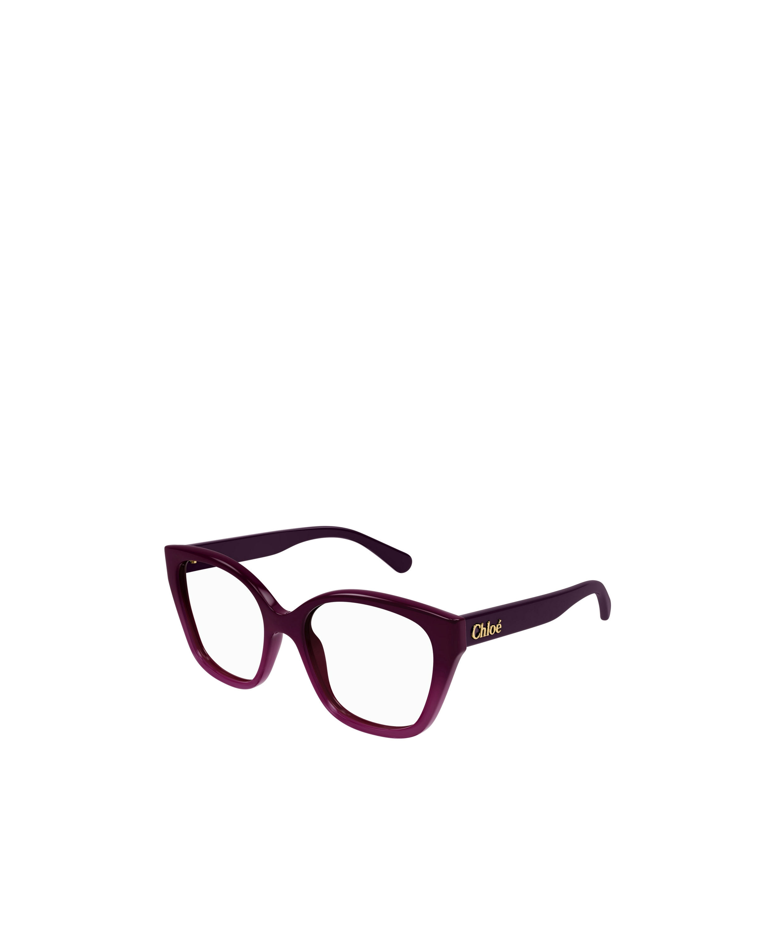 Chloé Ombré-effect Square-frame Glasses In Black