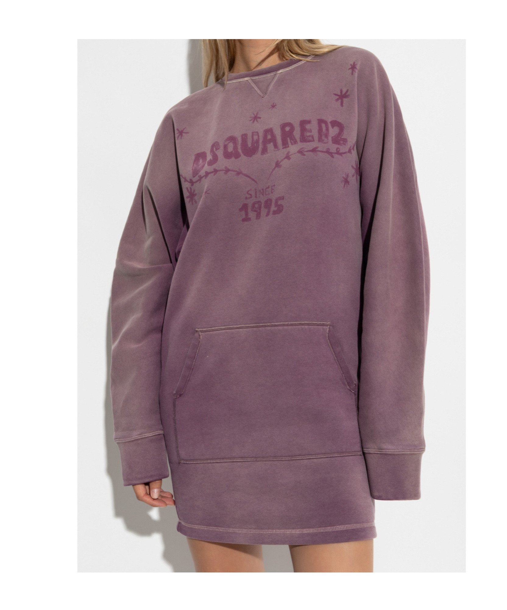 Dsquared2 Long Sleeve Sweatshirt In Purple