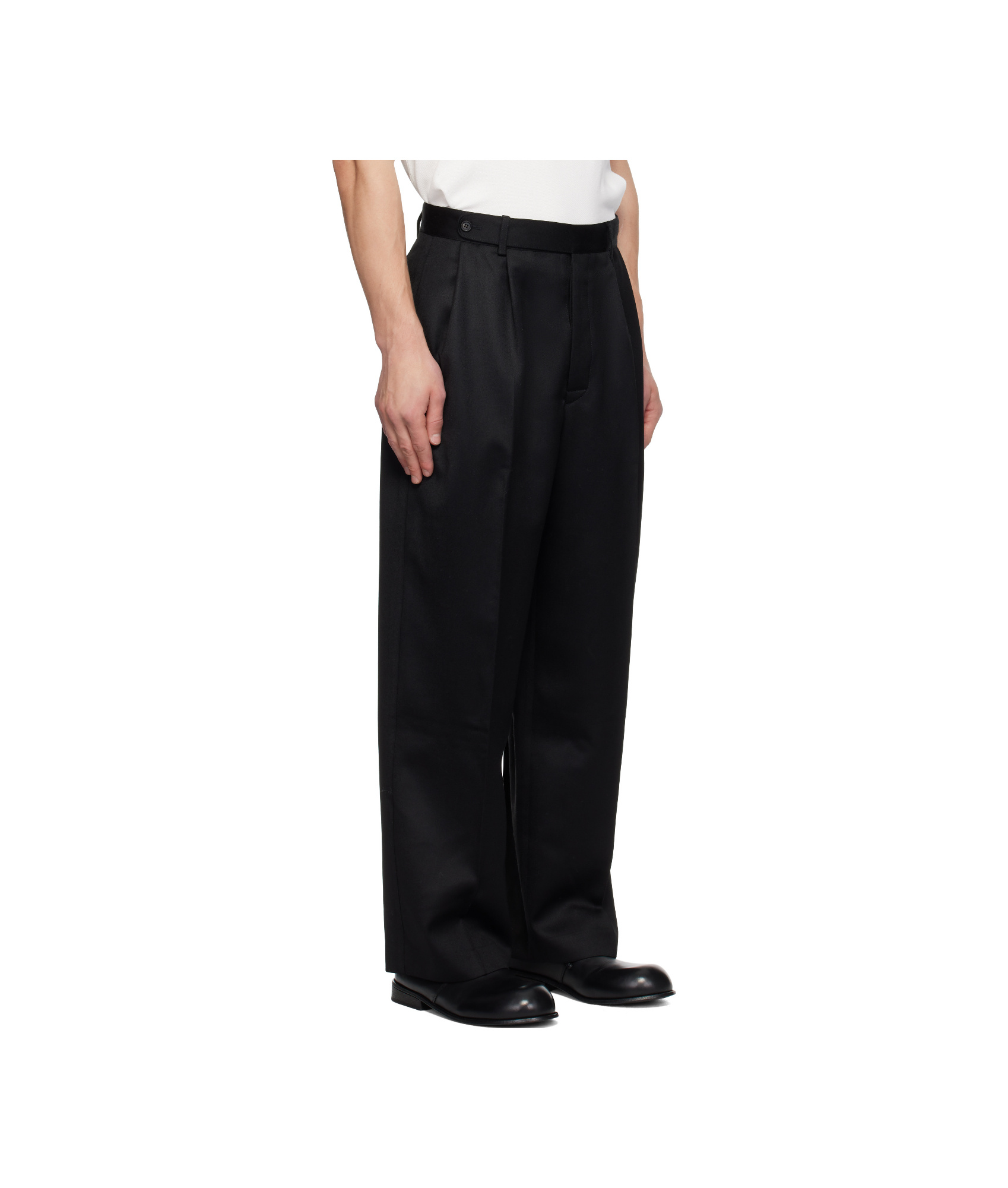 Bode Barathea Mcnab Trousers In Black