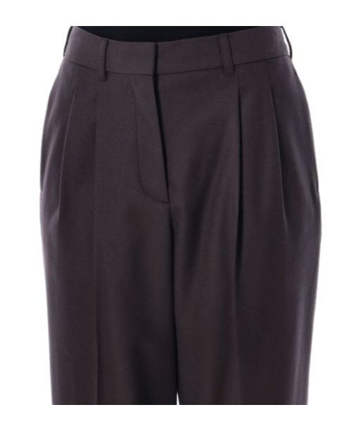 Shop Stella Mccartney Straight-leg Mid-rise Trousres In Black