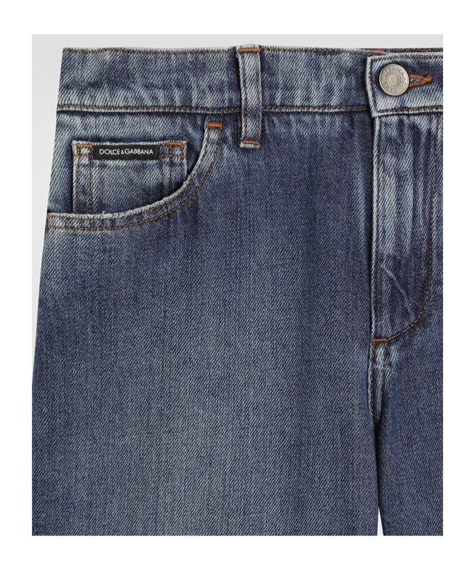 Dolce & Gabbana Denim Shorts In Blue