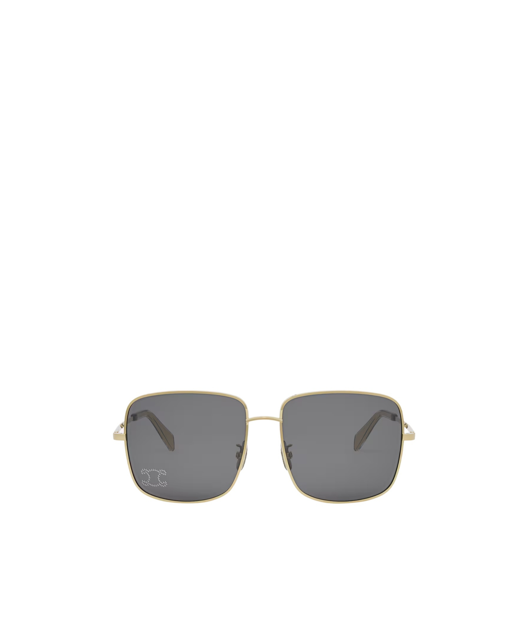 Celine Square Frame Sunglasses In Yellow