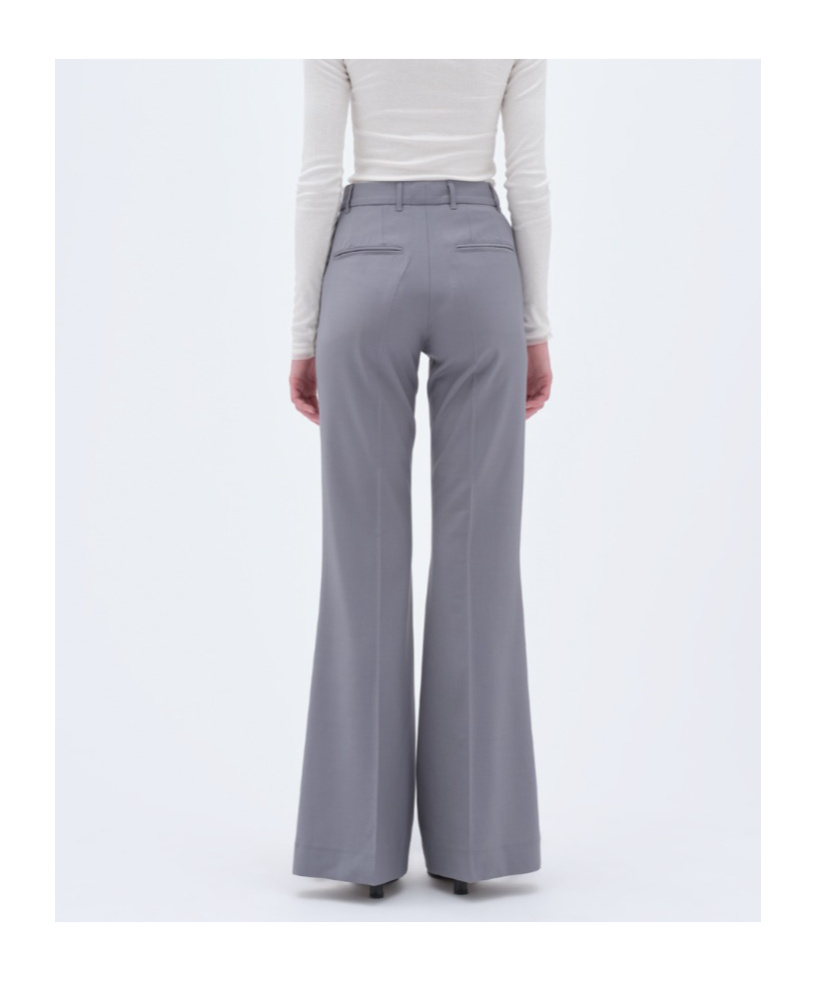 Remain Birger Christensen Mariel Flared Trousers In Gray