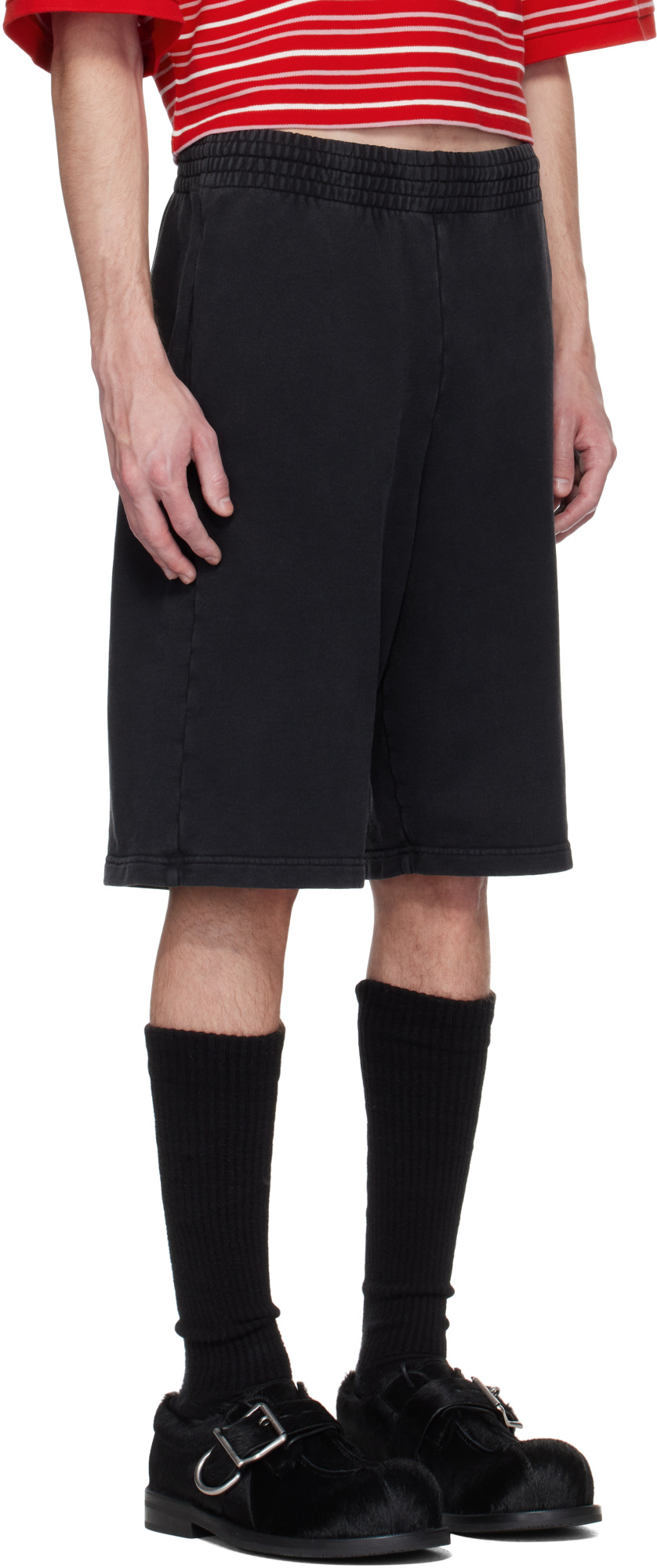 Martine Rose Elastic Waist Shorts In Black
