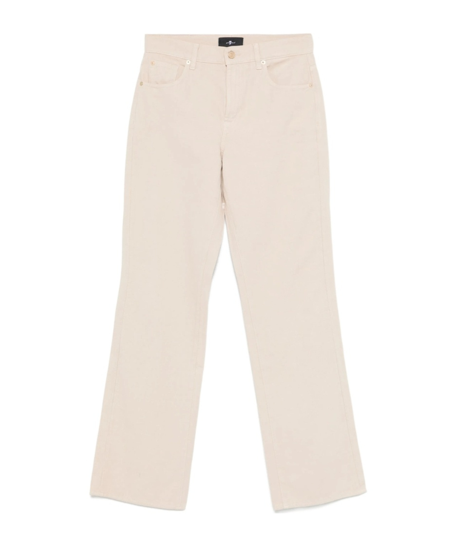 7 For All Mankind Five Pocket Wrangler Jeans In Neutral