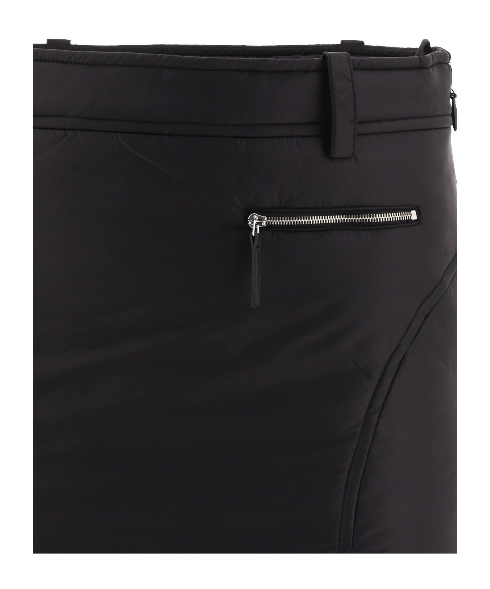 Khaite Padded Mini Skirt In Black