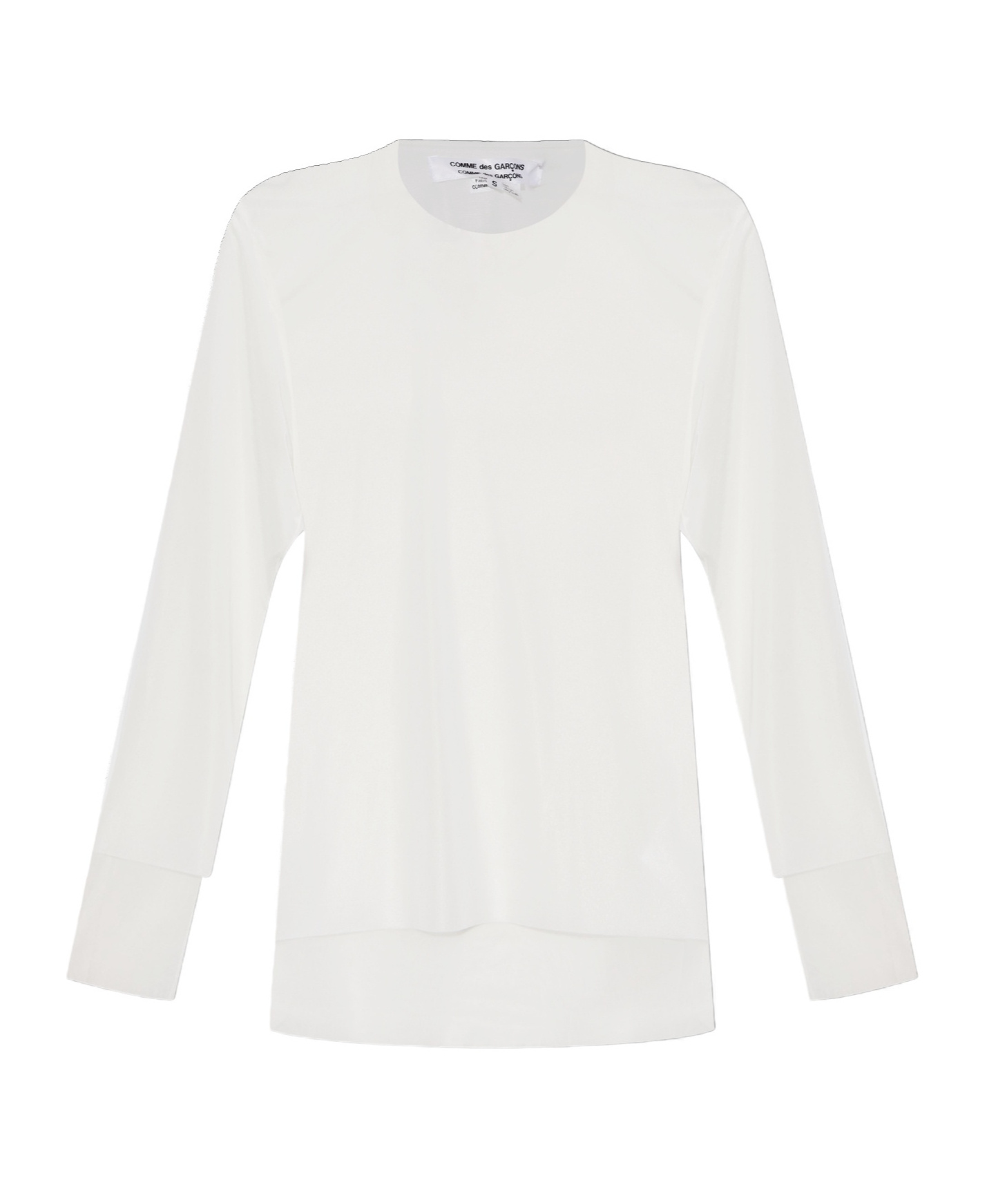 Shop Comme Des Garçons Semi-sheer Blouse