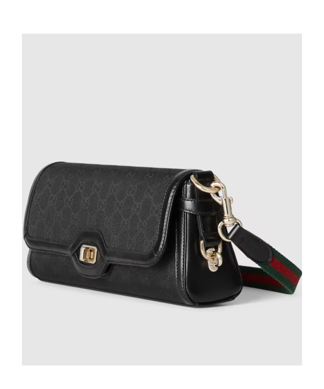 Gucci Luce Shoulder Bag Small Size In Black