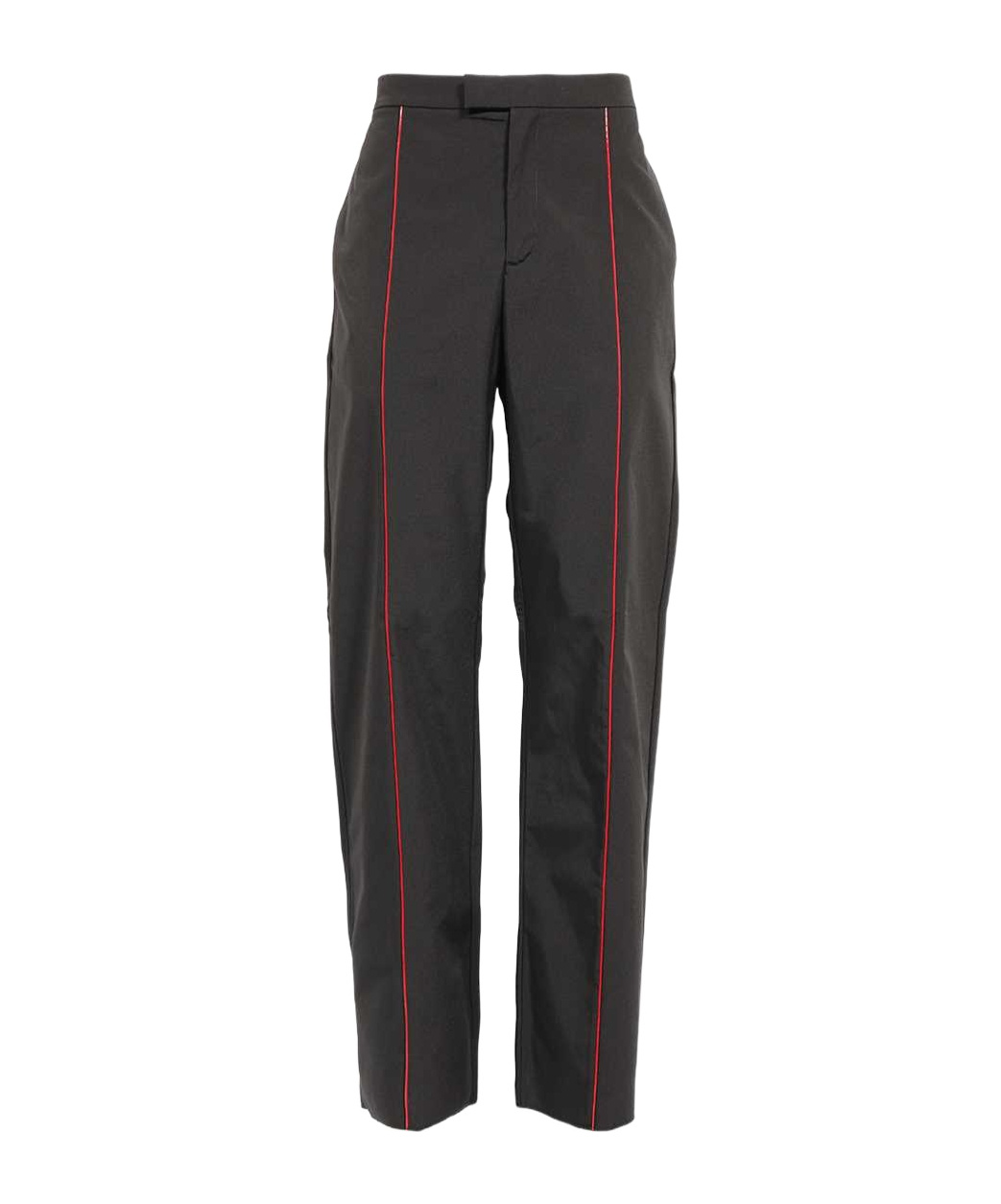 Ferragamo Black Polyester Blend Pant In Black