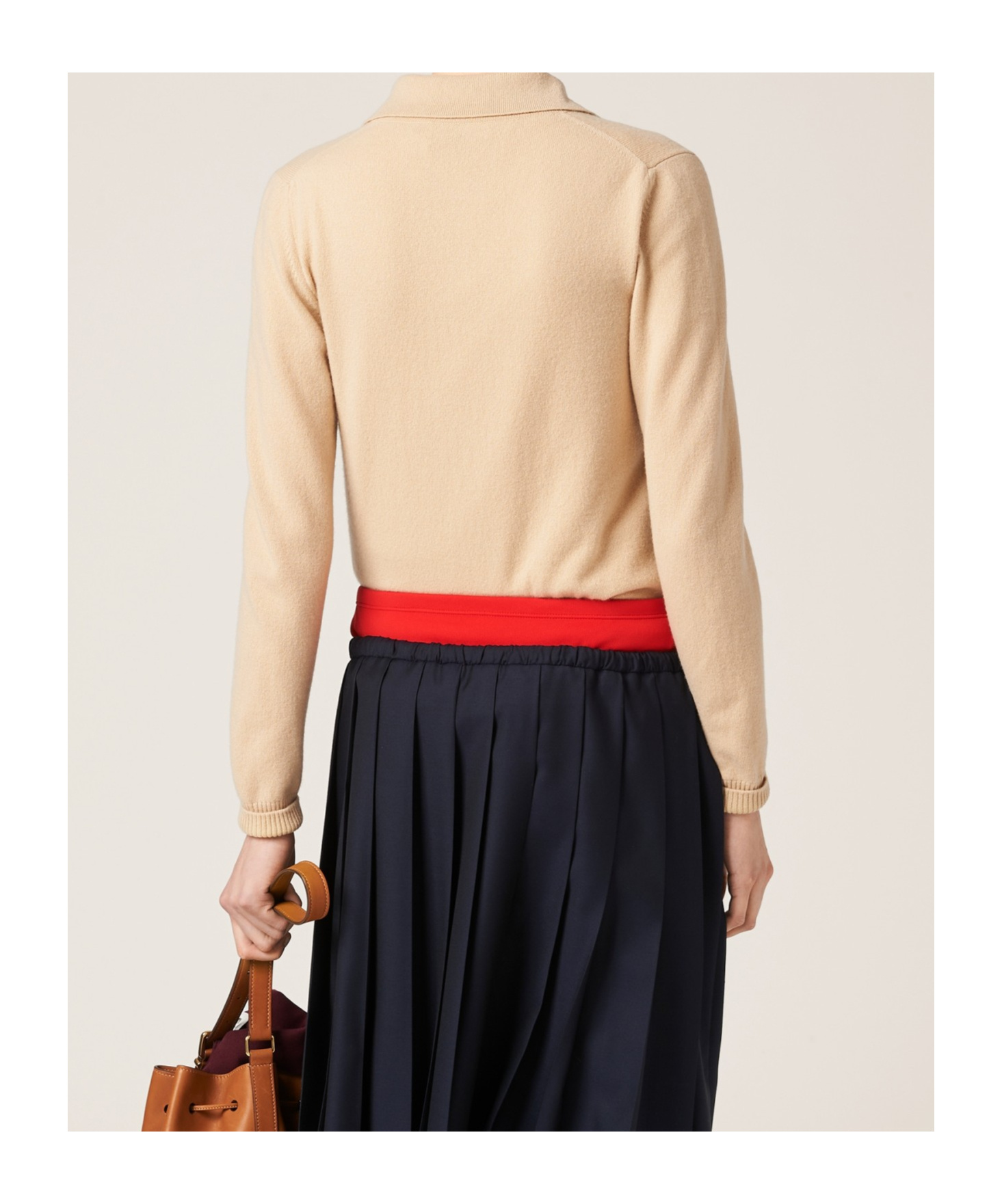 Miu Miu Logo-intarsia Cashmere-knit Cardigan In Gray