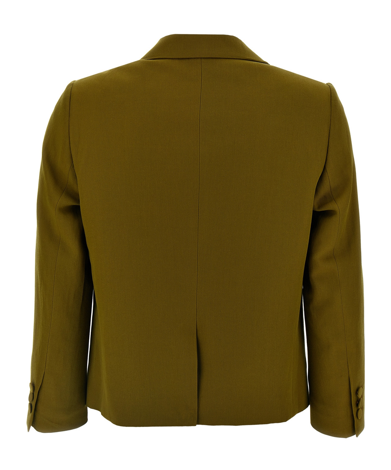 Dries Van Noten 'bamis' Blazer Featuring Buttoned Cuffs In Brown