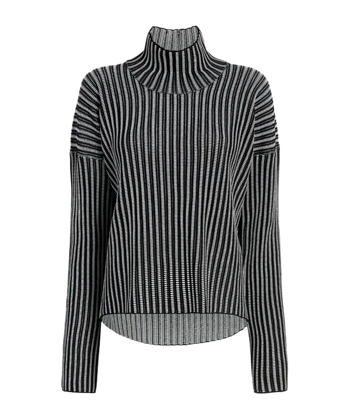 Proenza Schouler Ladder Stripe Knit Elysia Sweater In Multi