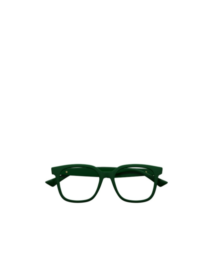 Bottega Veneta Eyewear Square Frame Glasses In Green