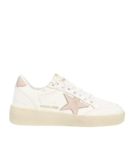 Golden Goose Lace-up Low-cut Casual Shoes In White