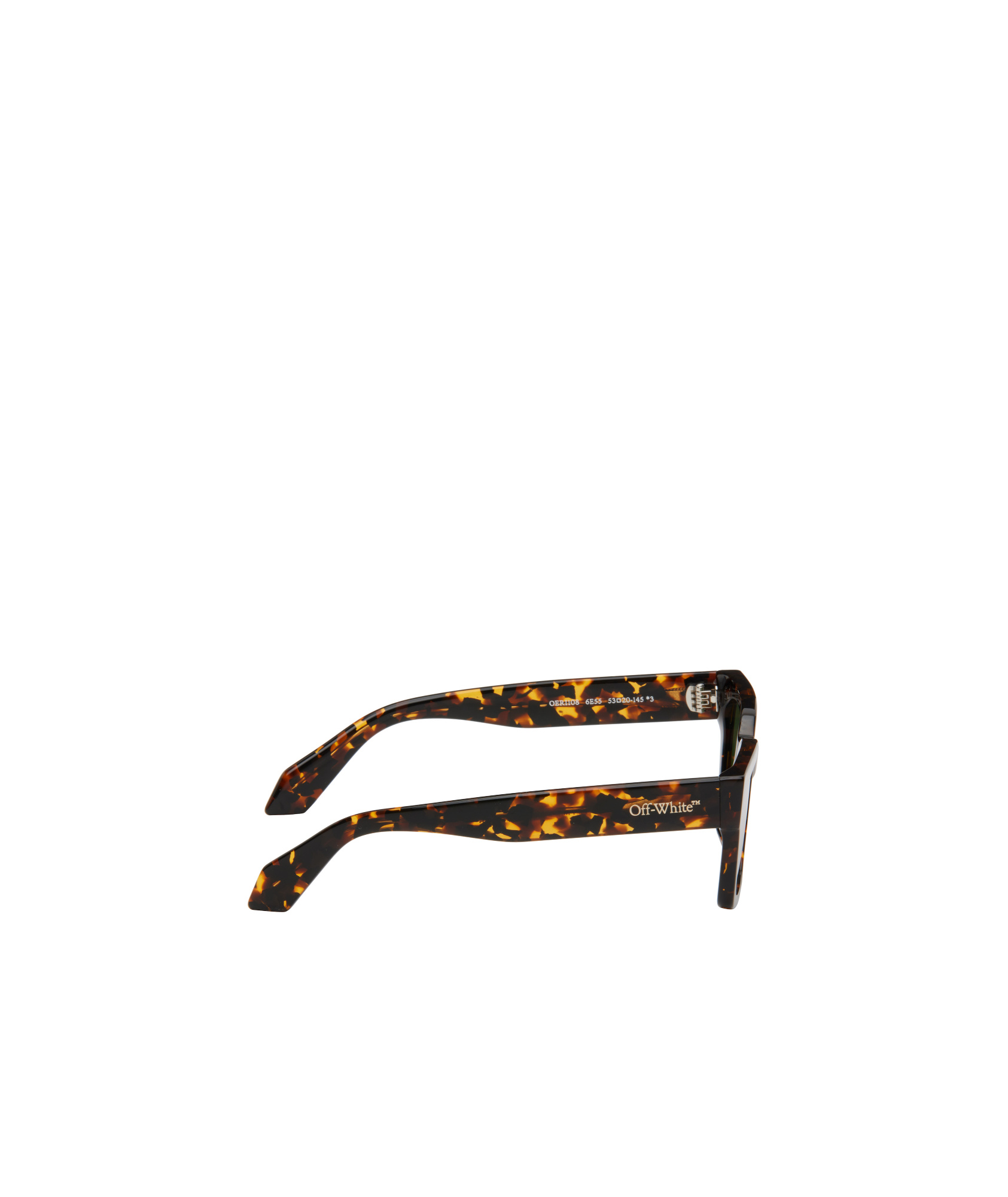 Off-white Square Frame Sunglasses In Green
