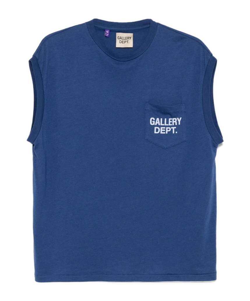 Gallery Dept. Round Neck T-shirt In Blue