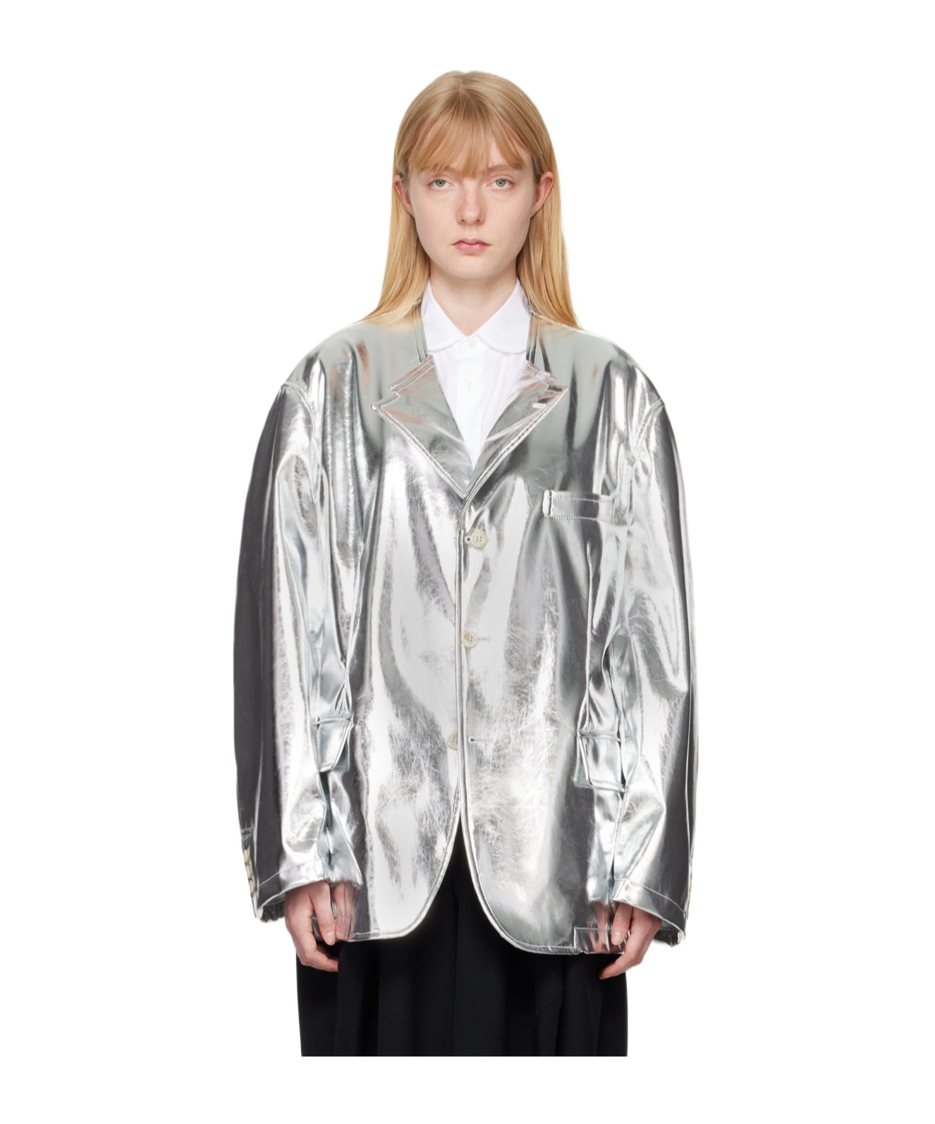 COMME DES GARÇONS SINGLE-BREASTED CASUAL JACKET 