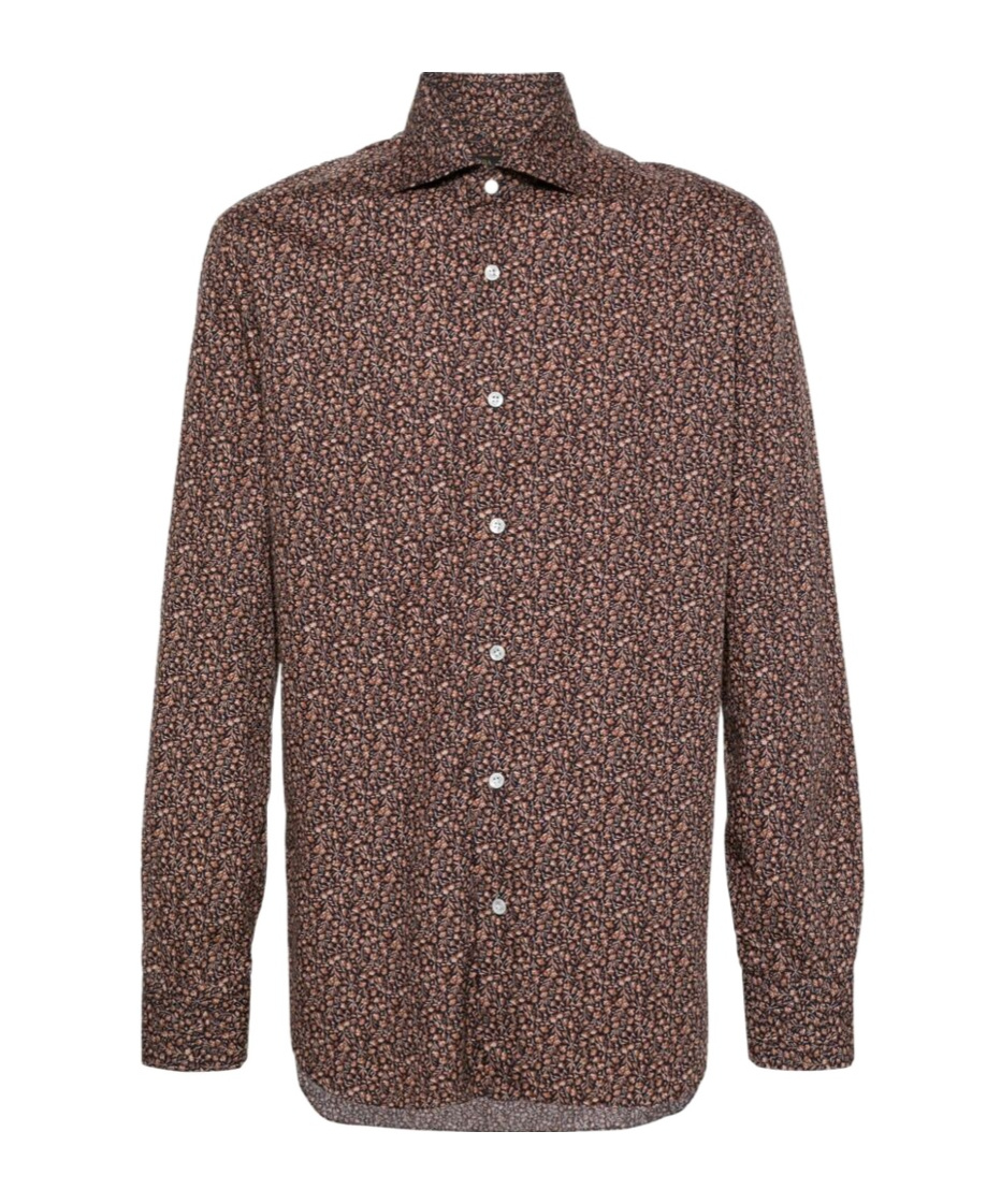 Barba Napoli Barba Shirts In Brown