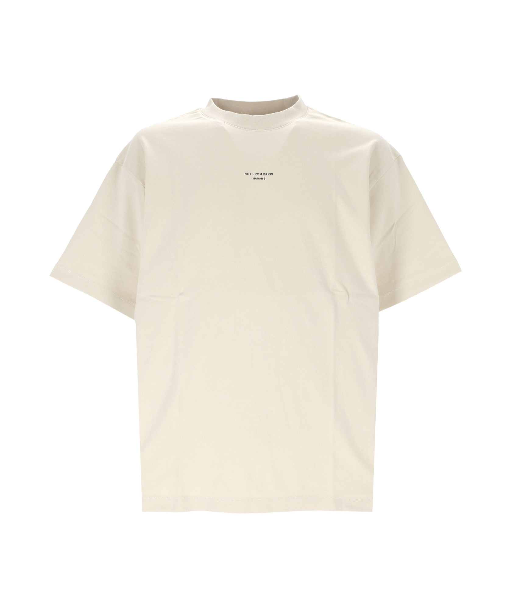 Drôle De Monsieur "slogan" T-shirt In White